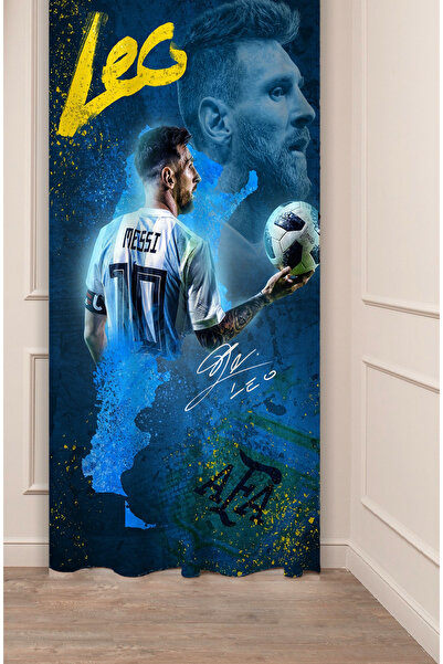 GREENDECOR Lionel Messi Leo Messi Starul Mondial cu imprimeu - Fundal modern ...