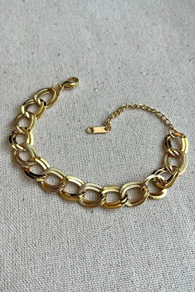 MODA سوار نسائي من الفولاذ المقاوم للصدأ درب التبانة من كابريا مقاوم للتشويه 16 سم 5 سم طول المعصم سوار نسائي L Zblk