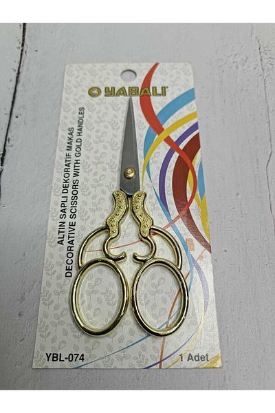 MİNAHOBİ Gold Color Promise Engagement Scissors