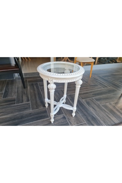 EL YAPIMI Papatya  eskitme yan sehpa