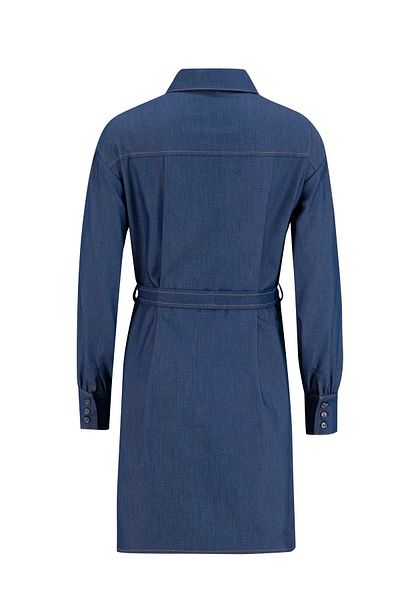 Armine Navy Blue Denim Tunic - Triangle Robe, Model 24K4306