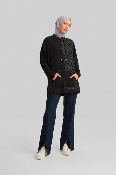 Armine Black Tunic - 24Yd4403 Model