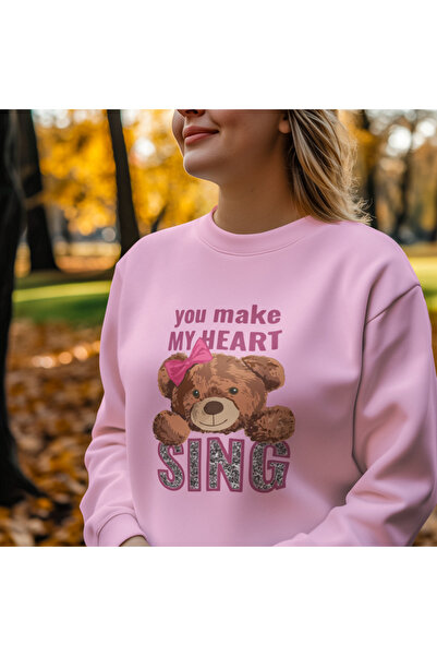 SUNFREE TEDDY GIRL SNAŽNA MAJICA SA PRINTOM Oversize kroj Pamuk