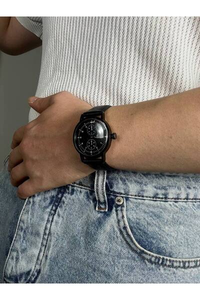 Arvens Erkek Siyah Ekran Erkek Kol Saati  Kadın Vintage Unısex Kol Saati Ayar...