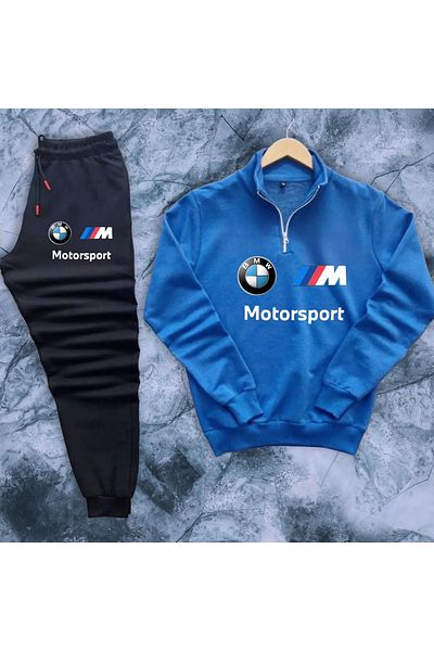 Minikelya Bmwmotorsport Fleece Inside Seasonal Half Zip Sweathirt