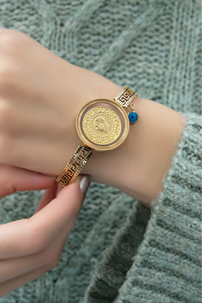 aytekgold Yarım Altınlı Cam Çerçeveli Grek Kelepçe