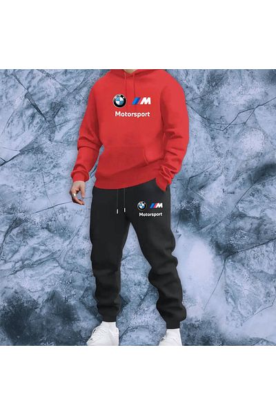 NEW TRENDY COLLECTİON Φούτερ BMWMOTORSPORT Fleece Kangaroo - Εποχιακό, Φούτερ κατά της διάτρησης