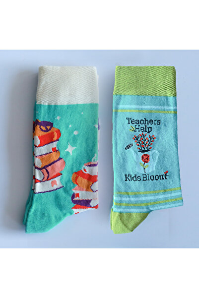 Bidigago Öğretmene Hediye 2' li Çorap Set