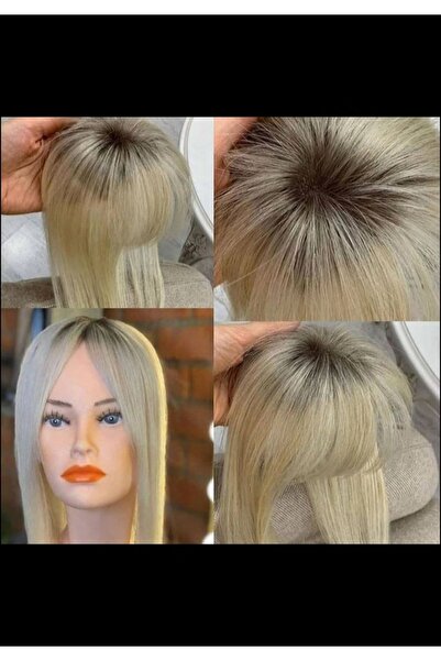 Genel Markalar Kahküllü ombreli küllü platin tepelik gerçek saç