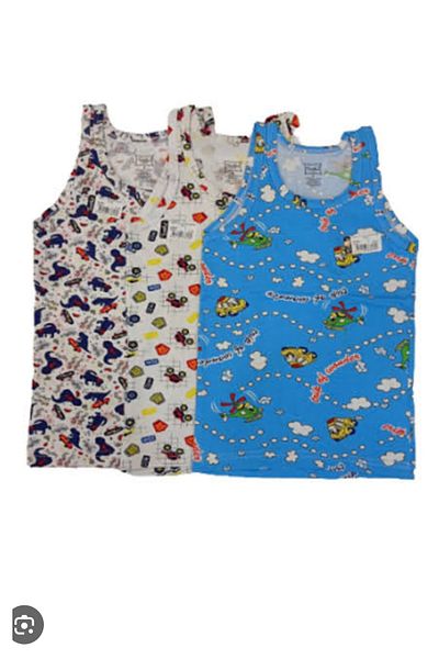 Tutku Boy's Printed Undershirt Set of 6