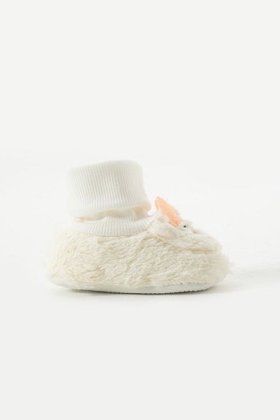 yummy kids Baby Girl Booties with Non-Slip Sole Plush Comfortable Socks