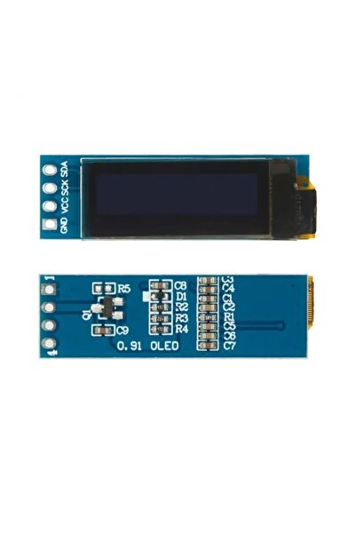 Genel Markalar 128x32 Oled Lcd Ekran 0.91 Inch - Beyaz (ARDUİNO UYUMLU)