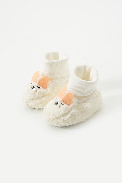 yummy kids Baby Girl Booties with Non-Slip Sole Plush Comfortable Socks