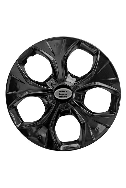 Whigor Fiat Punto Evo 15 İnç Jant Kapağı Logolu Piano Black (1 ADET) 212 WG