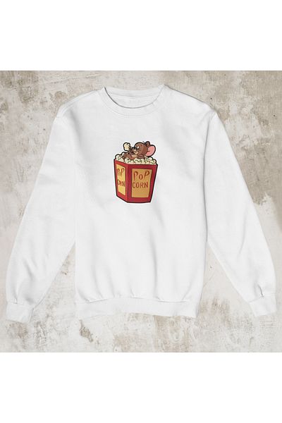 SUNFREE ΦΟΥΤΕΡΦΟΥΤΕΡ POPCORN JERRY PRINTED OVERSIZE ΒΑΜΒΑΚΙ