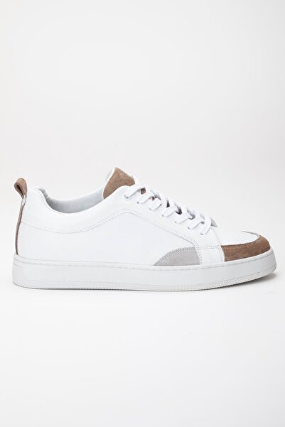 Dilimler Ayakkabı Λευκά ανδρικά παπούτσια casual - Pool σόλες και κορδόνια