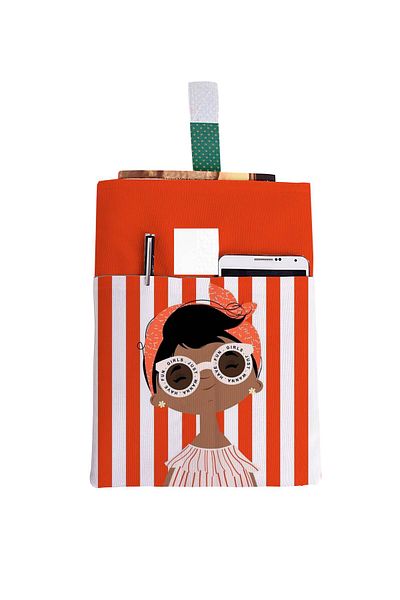 HRS Patterned Washable Pocketed Book Case 20 x 25 cm Multi-Purpose Bag Book Cover