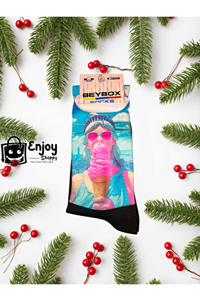 BEYBOX جوارب مطبوعة رقمية، جوارب بناتي، جوارب للأولاد، جوارب للمراهقين، جوارب...