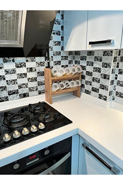 Çatı Home LÜX AHŞAP TEZGAH ÜSTÜ BAHARTLIK  STANT´I