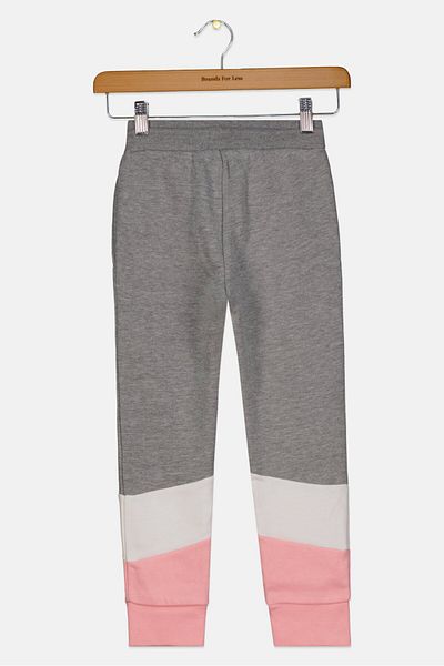 converse Toddlers Girl Sportswear Fit Training Sweatpant, Grey Combo