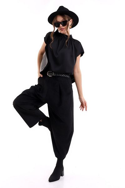 Dreamlike Thick Corduroy Oversize Draped Front Pleated Stylish Comfortable Retro Shalwar Trousers