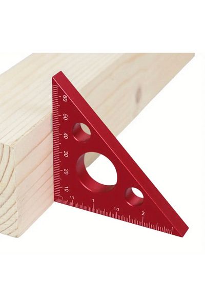 BGA Carpenter 3 Size Miter Ruler Milling Height Locator Ruler Recliner Saw Angle Ruler