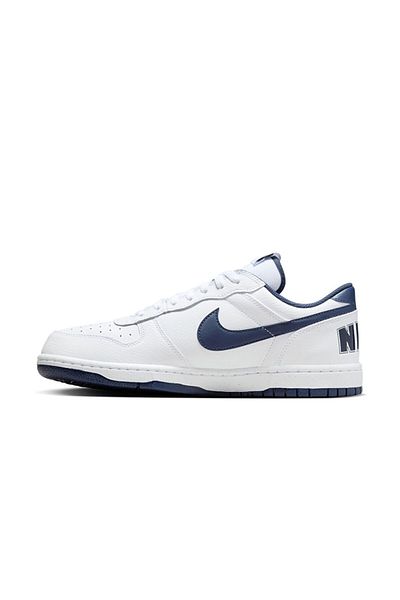 Nike Men's Casual Shoes - 355152 -140 Big Low White