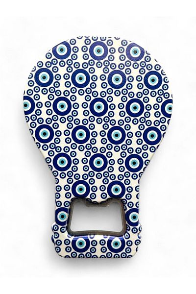 GALATA GIFT Bottle Opener Magnet Balloon Shape Evil Eye Beaded Soda Gas Opener Decorative Fridge Magnet