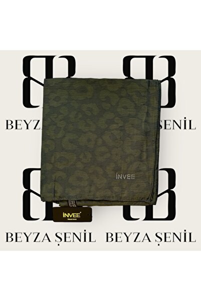 Invee Leopard Shawl Khaki