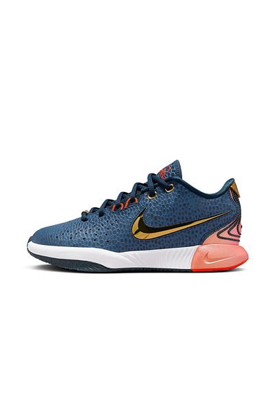 Nike Lebron Xxi Fv3606-400 Navy Blue Youth Basketball Shoes