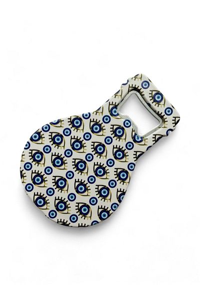 GALATA GIFT Bottle Opener Magnet Balloon Shape Evil Eye Beaded Soda Gas Opener Decorative Fridge Magnet