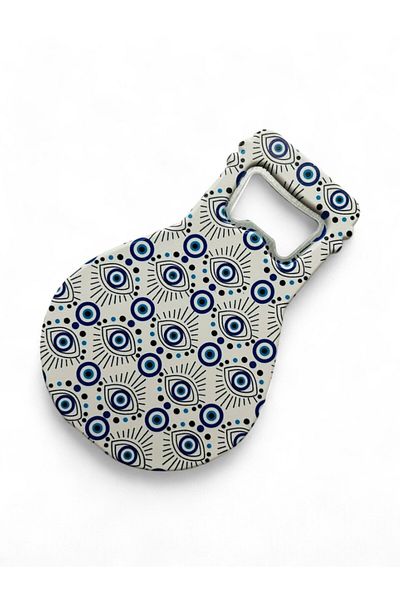 GALATA GIFT Bottle Opener Magnet Balloon Shape Evil Eye Beaded Soda Gas Opener Decorative Fridge Magnet