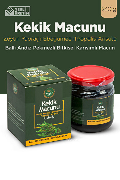 Mesirişifa Kekik Macunu Zeytin Yaprağı, Ebegümeci, Propolis, Arı Sütü, Ballı ...