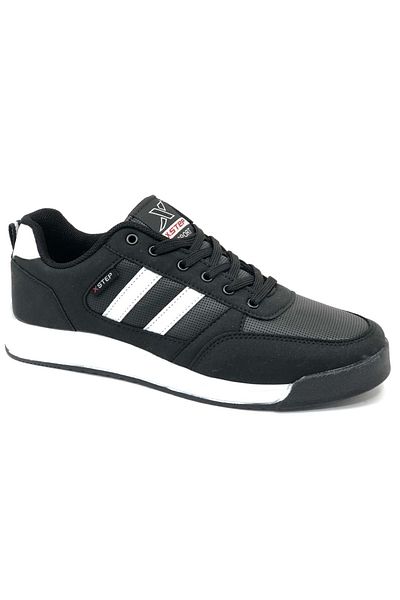 Kocamanlar Ayakkabı X-Step 2024 Unisex Sports Shoes - Light and Comfortable Sole, Black-White