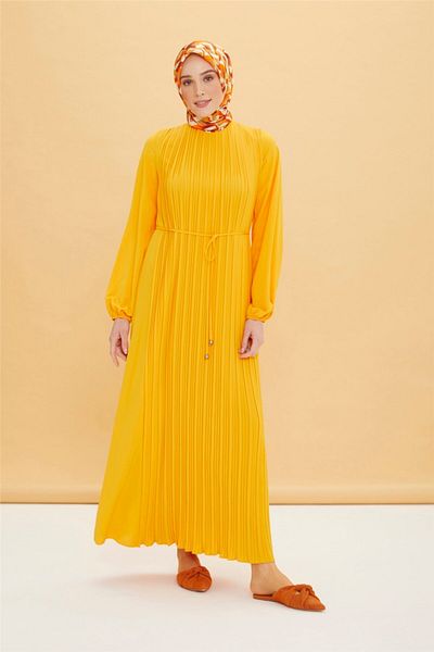 Armine Φόρεμα Mango 22Y9435 με πλισέ μπροστά