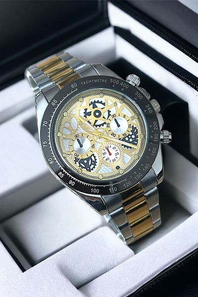 Güncel Vitrin Dignity Premium Gold&Silver Ipc Plated Men's Wrist Watch