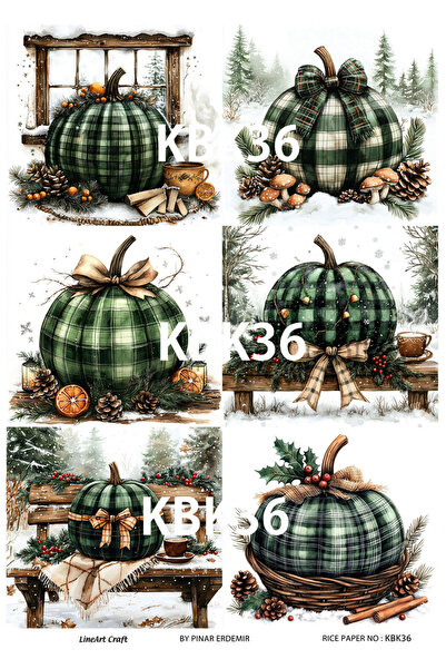 LİNEART LineArt Pirinç Dekopaj Kağıdı LA-KBK36