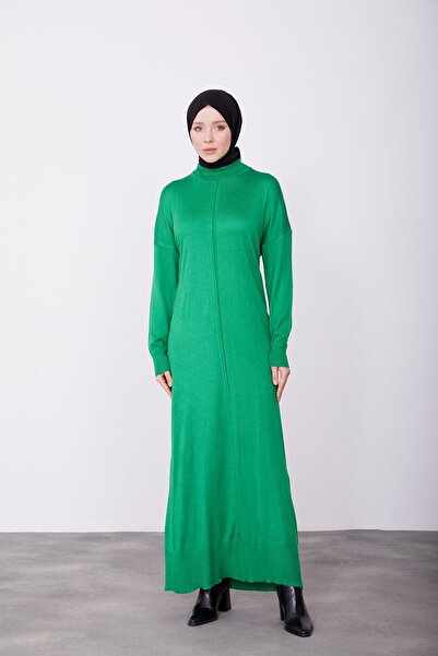 Armine Elbise 23kd4248 Çimen Yeşili