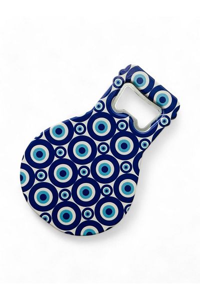 GALATA GIFT Bottle Opener Magnet Balloon Shape Evil Eye Beaded Soda Gas Opener Decorative Fridge Magnet