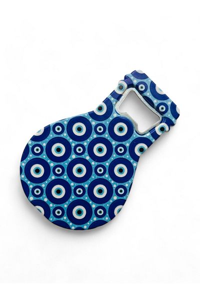 GALATA GIFT Bottle Opener Magnet Balloon Shape Evil Eye Beaded Soda Gas Opener Decorative Fridge Magnet
