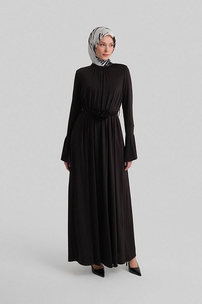 Armine Μαύρο φόρεμα Elegance - Παγιέτες, Μοντέλο No: 24y9823