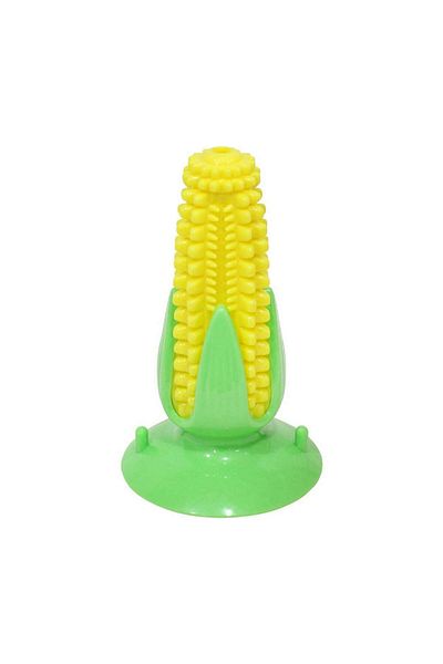 Pawise Tooth Scratching Toy with Suction Cup Corn Zrnet