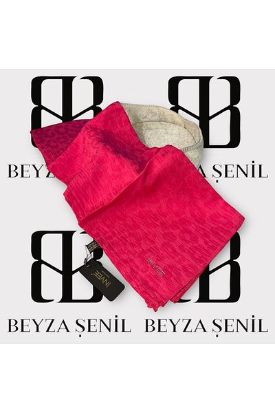 Invee Şal leopard fucsia INVEE 1329