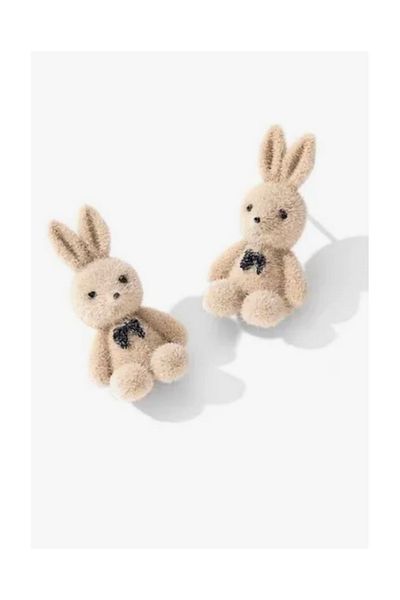 MioArt Women's Vip Series Minimal Rabbit Model Special Design Brand Earrings Set