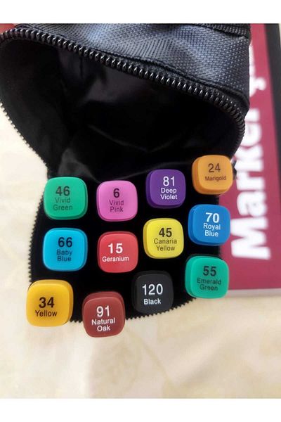 Koala Marker Drawing Set Touch Marker Pen (Double Tip)