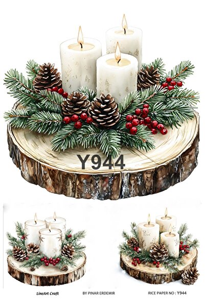 LİNEART LineArt Pirinç Dekopaj Kağıdı LA-Y944