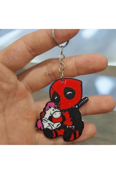 AlaSwan DeadPool και Unicorn: Χαριτωμένο μπρελόκ με φιγούρες χαρακτήρων