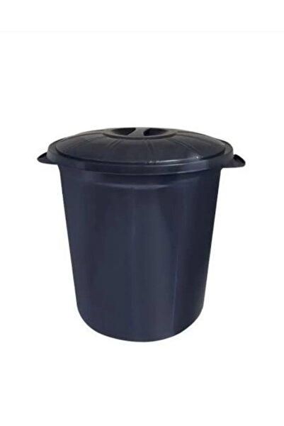 hürpa tedarik ROSE NOSSA BATTAL CÖP KOVASI KAPAKLI SİYAH 50 LT 3 ADET