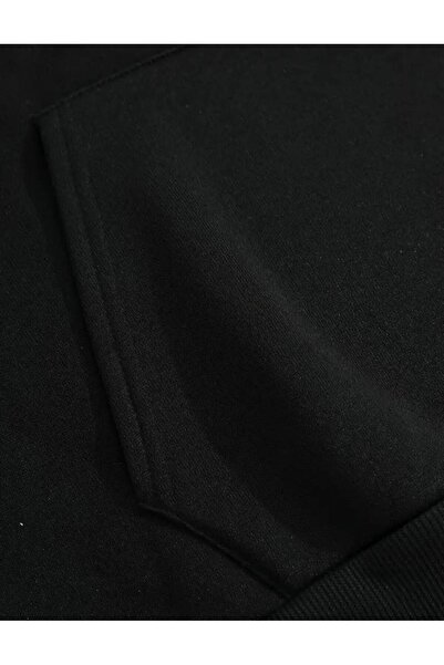 caddekombin Χαριτωμένο μαλακό φούτερ με στάμπα Panda 3 τεμαχίων - Τσέπες με κουκούλα με 2 κλωστές