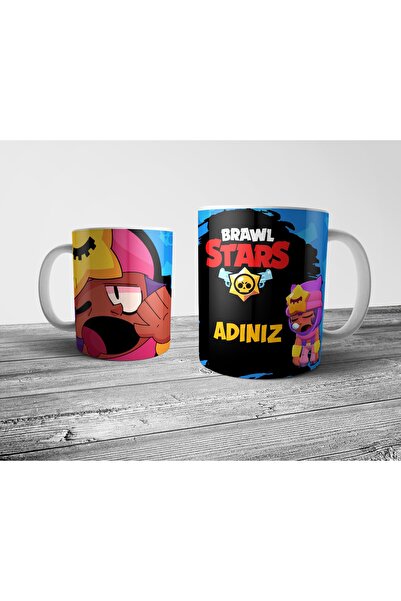 Pixxa Brawl Stars Sandy Kişiye Özel İsimli Kupa Bardak